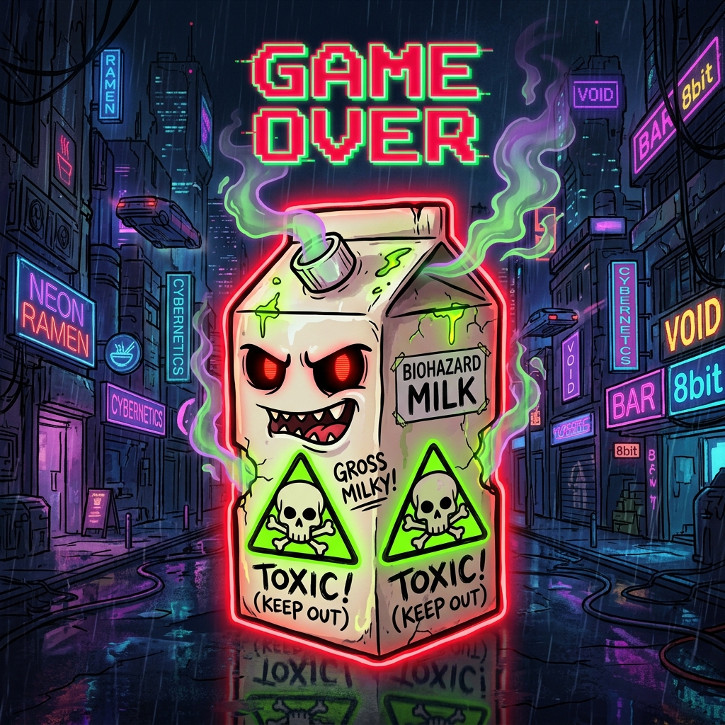 Lactose Intolerant Milk Carton